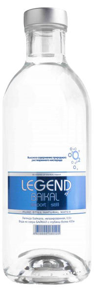 Вода питьевая Legend of Baikal глубинная байкальская негазированная 0,5 л