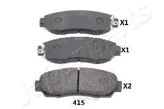 

Колодки Торм.Диск. Передн. Ноndа Сr-V 2012- JAPANPARTS pa415af