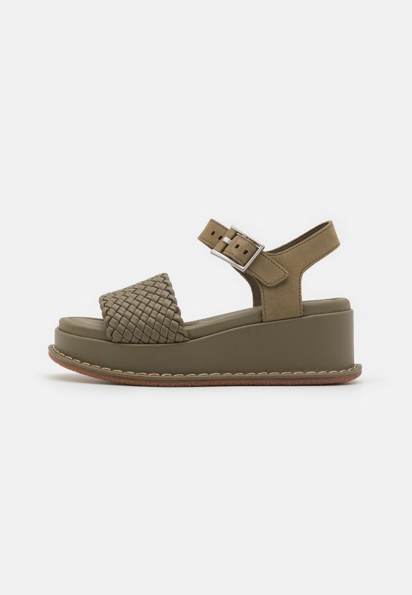 

Босоножки женские Clarks CL111A135 зеленые 38 EU, Зеленый, CL111A135