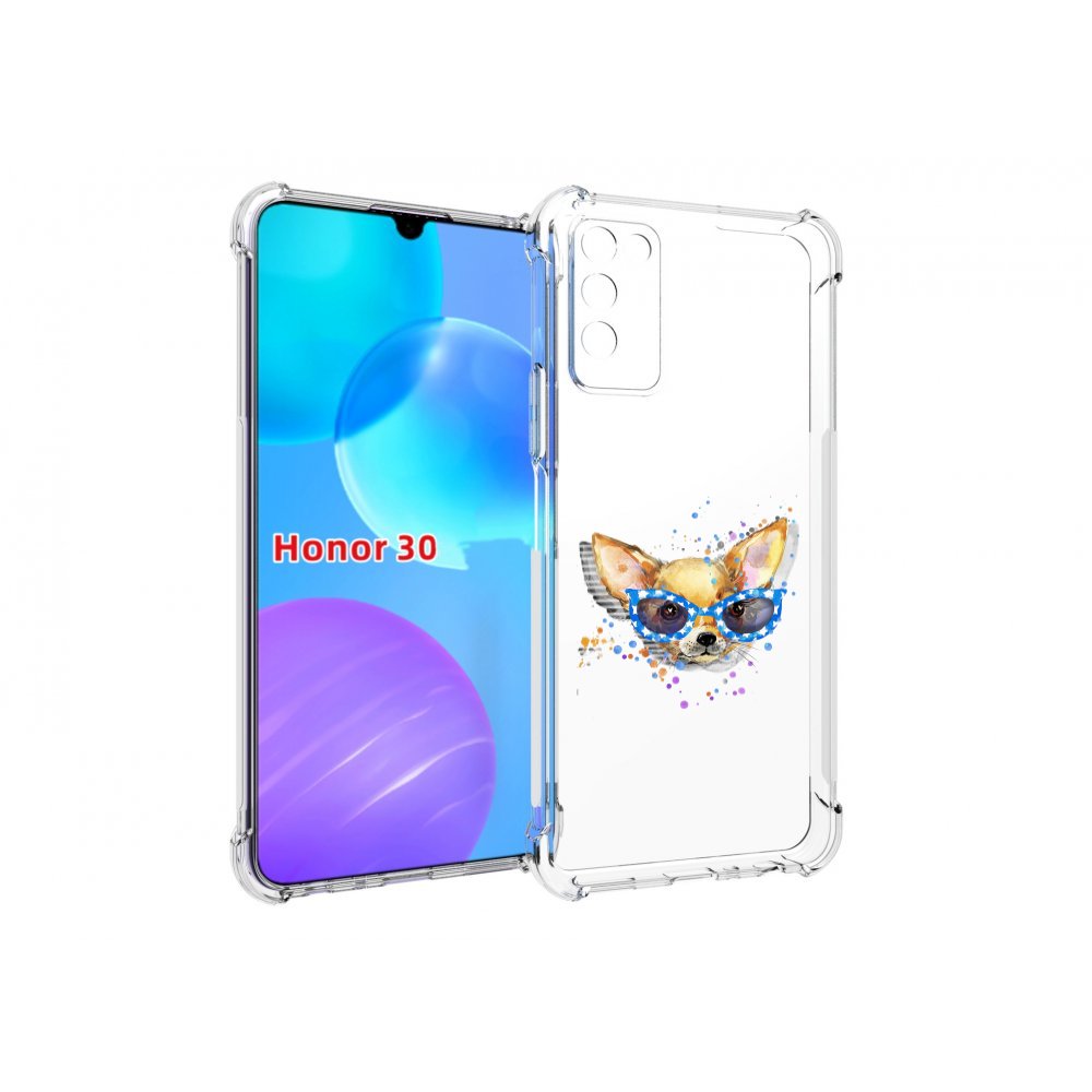 

Чехол MyPads чихуа-хуа в очках для Huawei Honor 30 Lite, Tocco