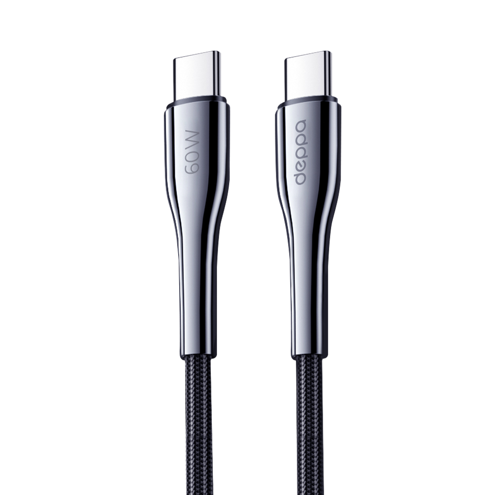 Кабель USB Type-C-USB Type-C Deppa 72526 1.5 м черный