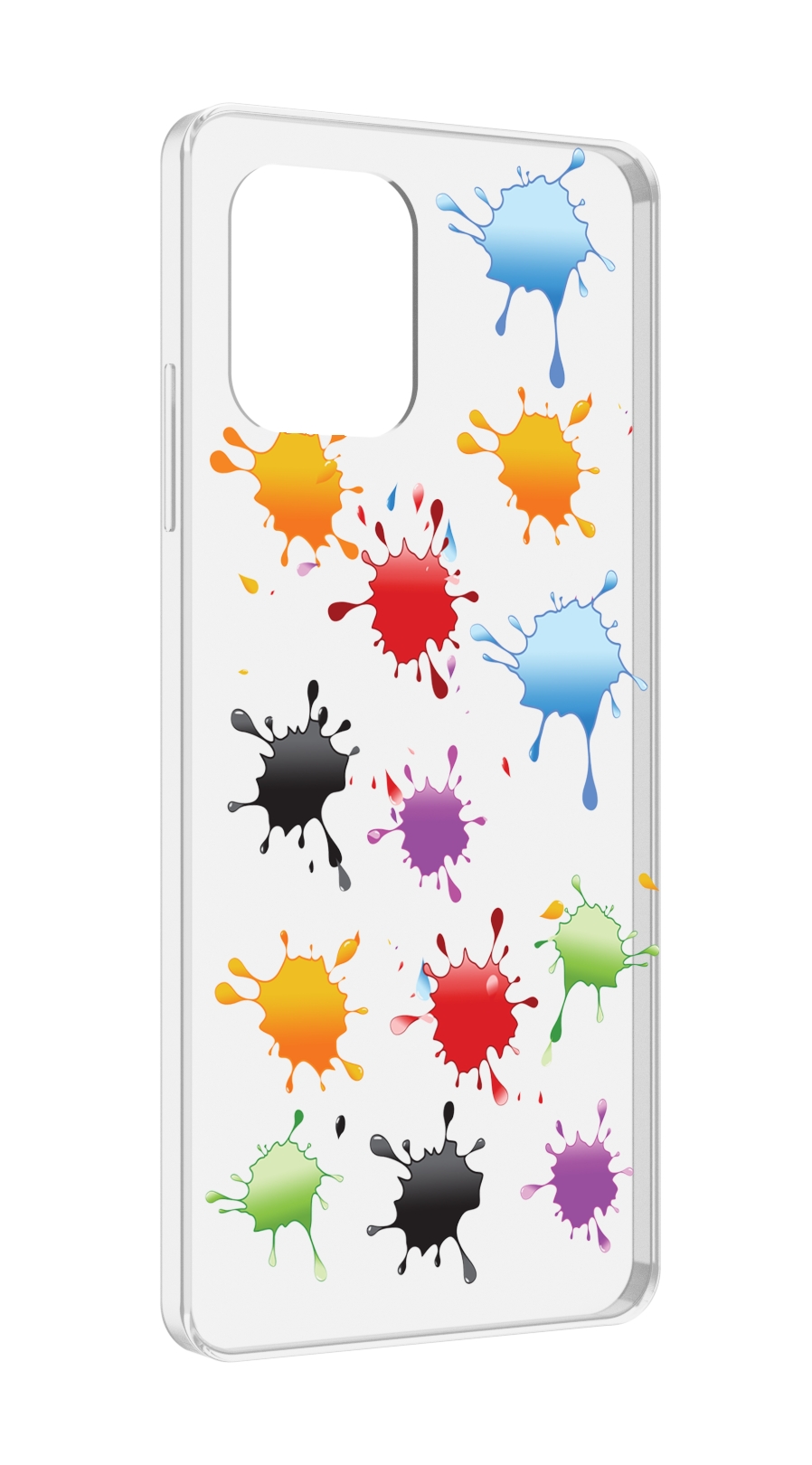 

Чехол MyPads кляксы для UMIDIGI Power 7 Max / Power 7S, Прозрачный, Tocco