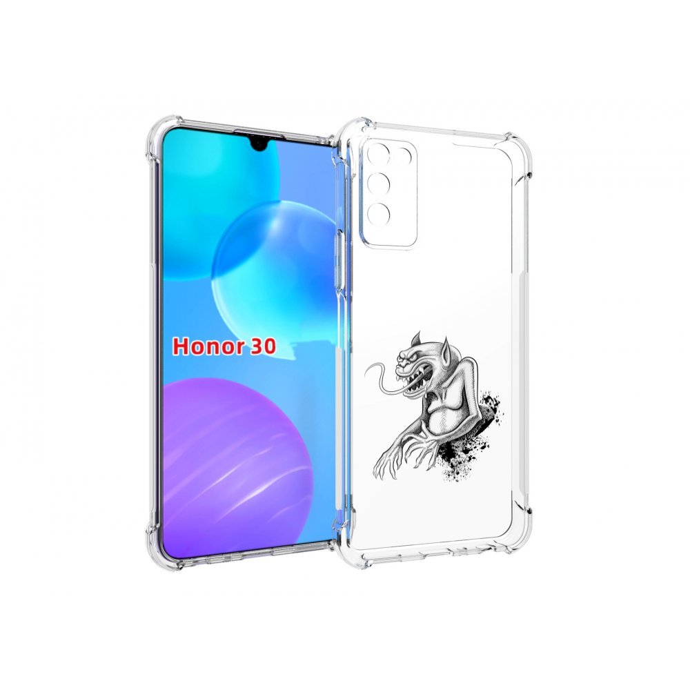 

Чехол MyPads чорт для Huawei Honor 30 Lite, Tocco