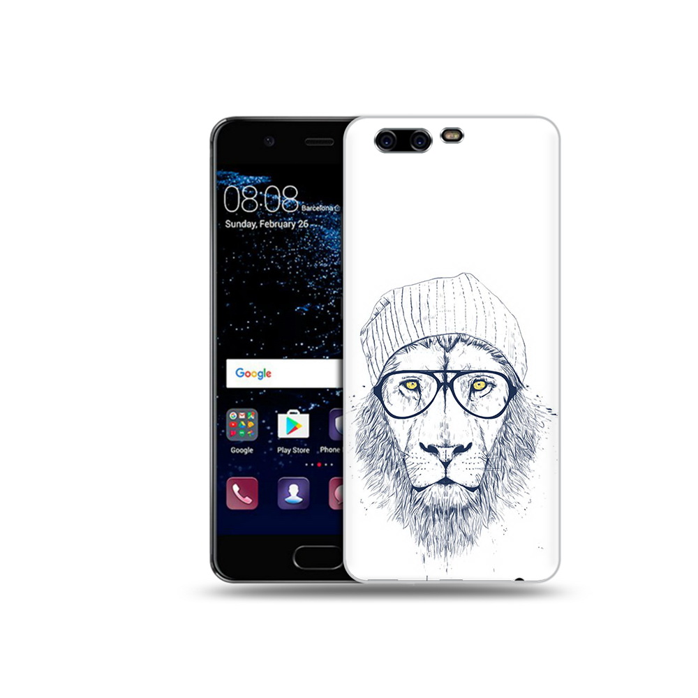 

Чехол MyPads Tocco для Huawei P10 хиппи лев (PT60870.50.663), Прозрачный, Tocco
