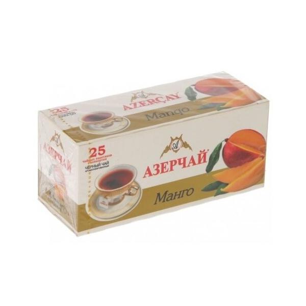 Чай черный Azercay манго в пакетиках 25 х 45 г