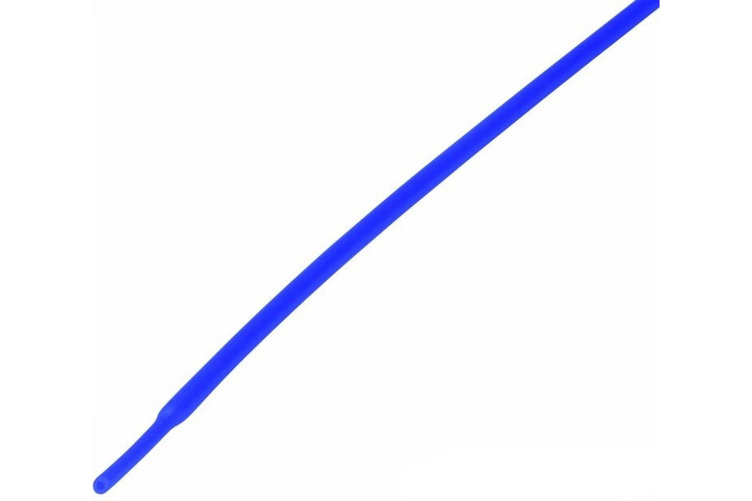 фото Трубка термоус. rexant длина 1000мм, ширина 6мм, диаметр 6мм, синий, 50шт [20-6005]