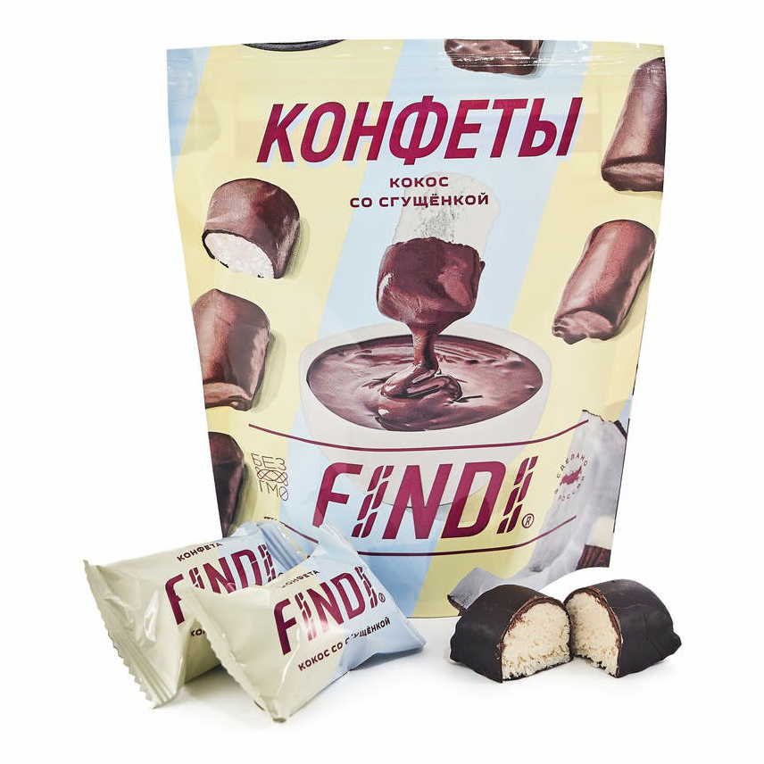 

Конфеты Findi кокос со сгущенкой 150 г