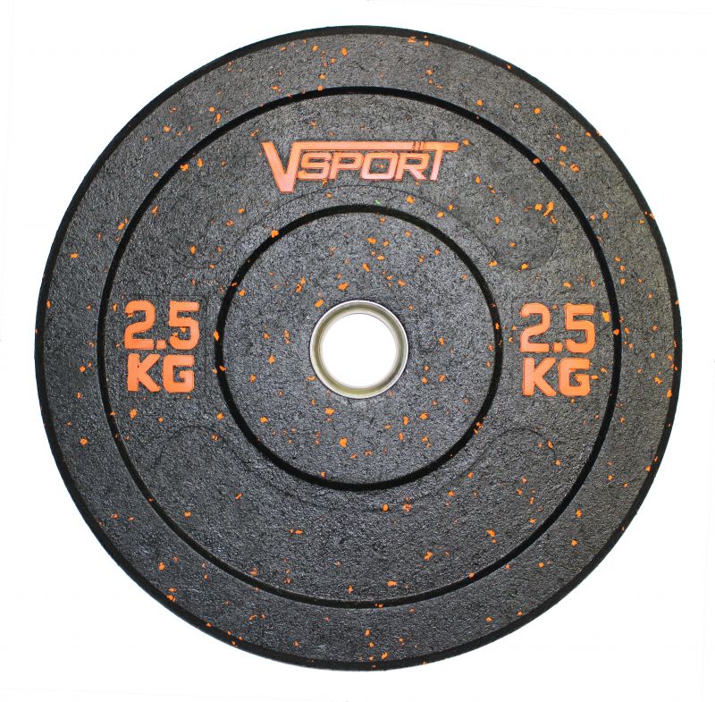 фото Диск бамперный черный 2,5 кг v-sport