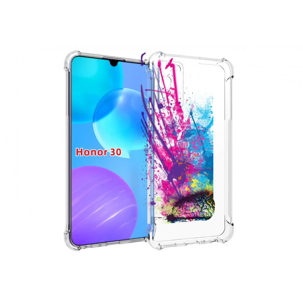 

Чехол MyPads яркий красочный мозг для Huawei Honor 30 Lite, Tocco