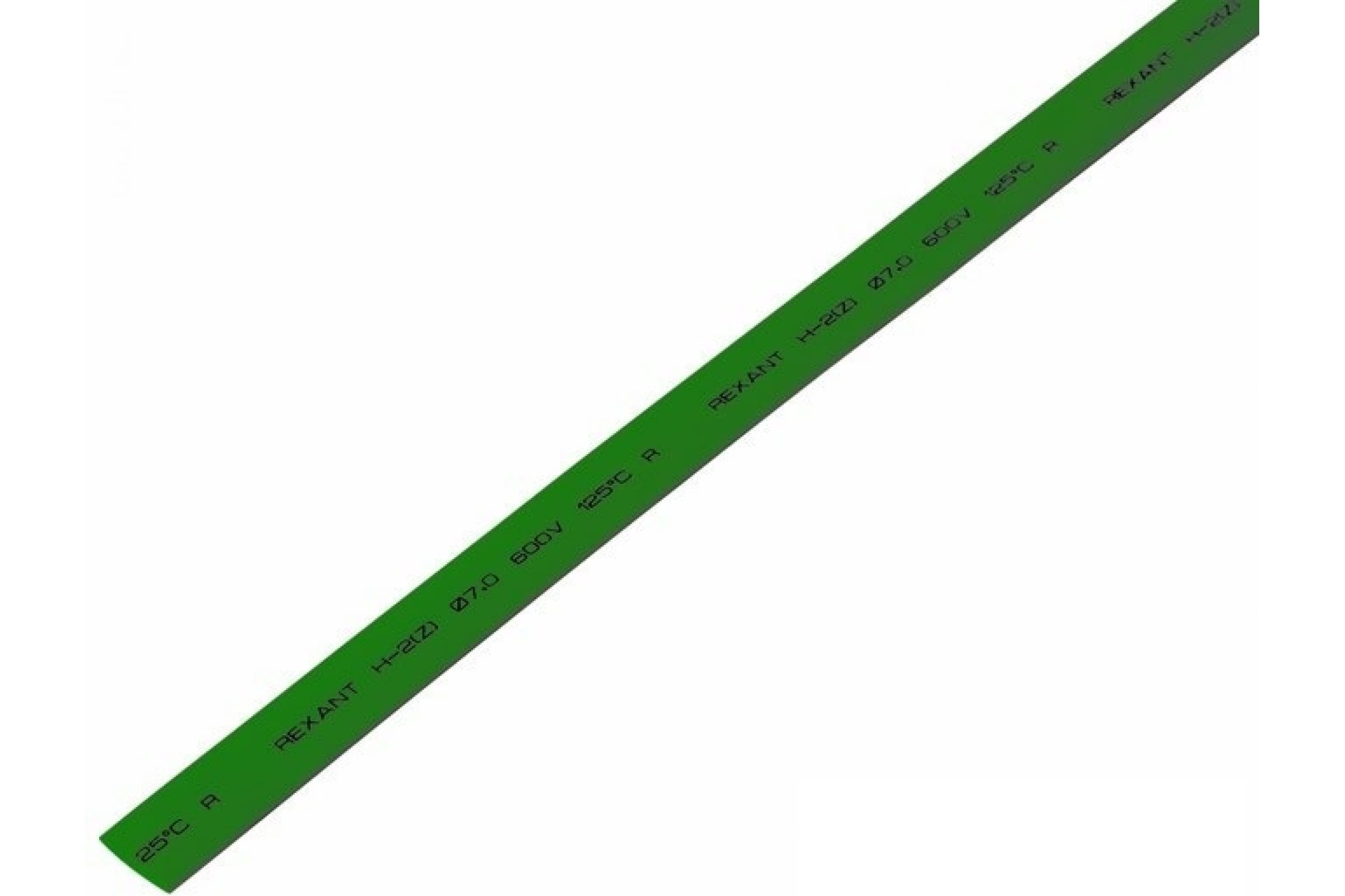 фото Трубка термоус. rexant длина 1000мм, ширина 8мм, диаметр 8мм, 2 конт., зел., 50шт 20-8003