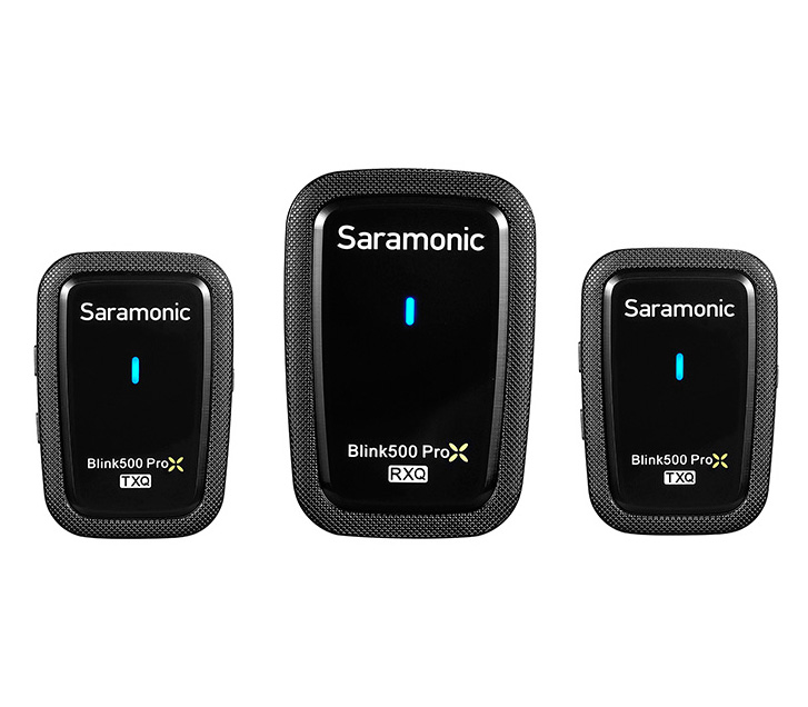 

Беспроводная система Saramonic Blink500 ProX Q20, TX+TX+RX, 2.4 ГГц, 3.5 мм TRS / TRRS