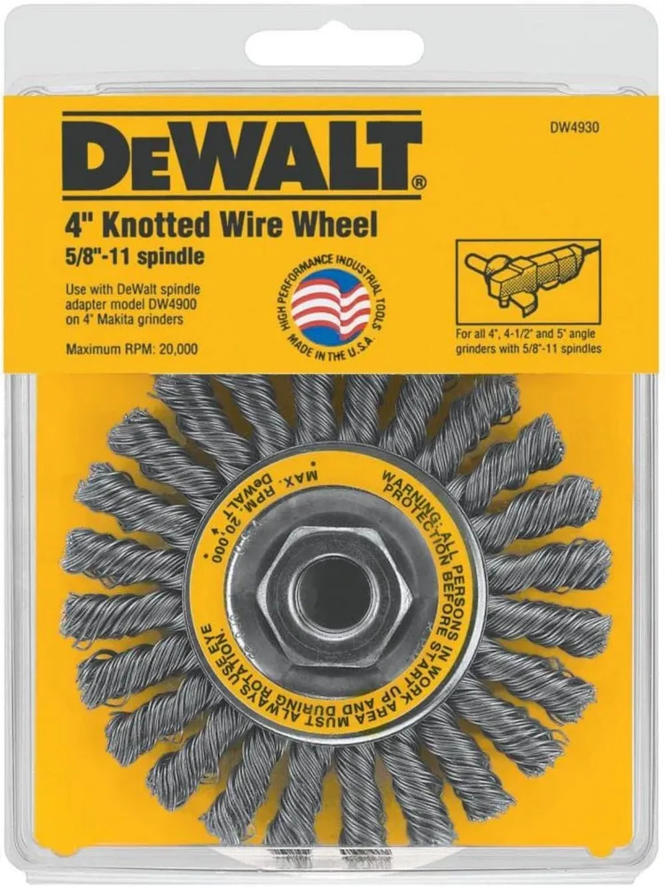 

Проволочная дисковая щетка DeWalt DW4930 101,6мм