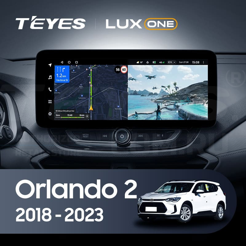 

Штатная магнитола Teyes LUX ONE 6/128 Chevrolet Orlando 2 (2018-2023) Тип-А, Lux One