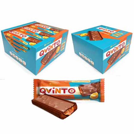 фото Батончик qvinto sweets с какао апельсиновый 29 г