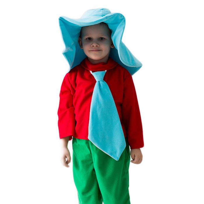Бока Карнавальный костюм Незнайка, шляпа, рубашка, галстук, бриджи, 5-7 лет, рост 122-134