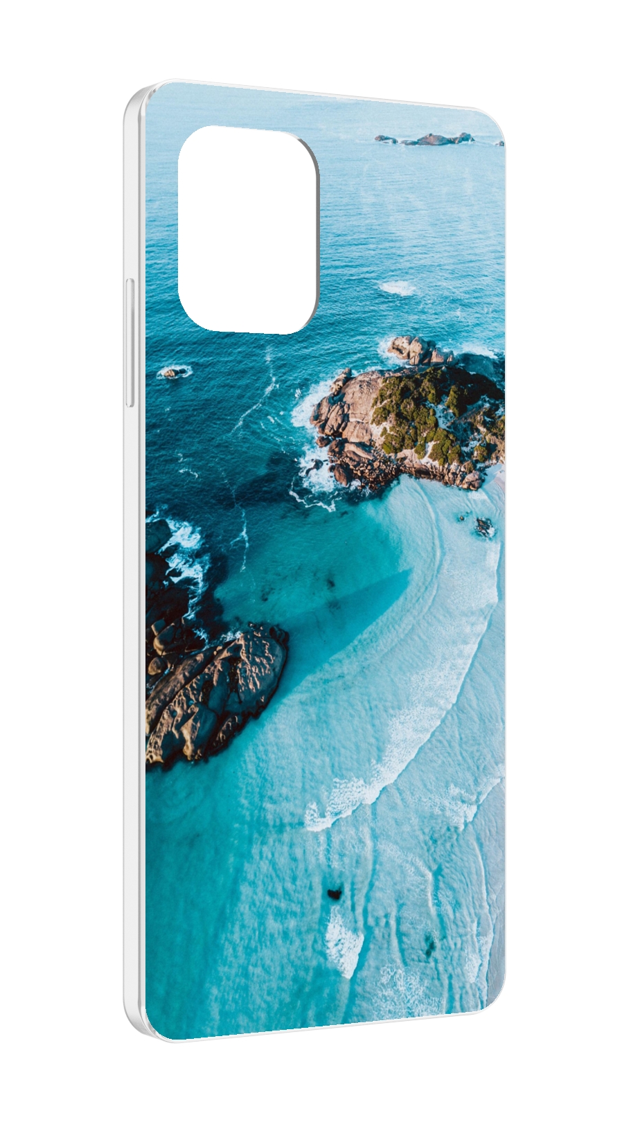 

Чехол MyPads красивый голубой залив для UMIDIGI Power 7 Max / Power 7S, Прозрачный, Tocco