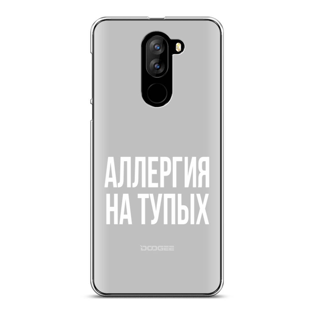 фото Чехол awog на doogee x60l / дуги x60l "аллергия на тупых"