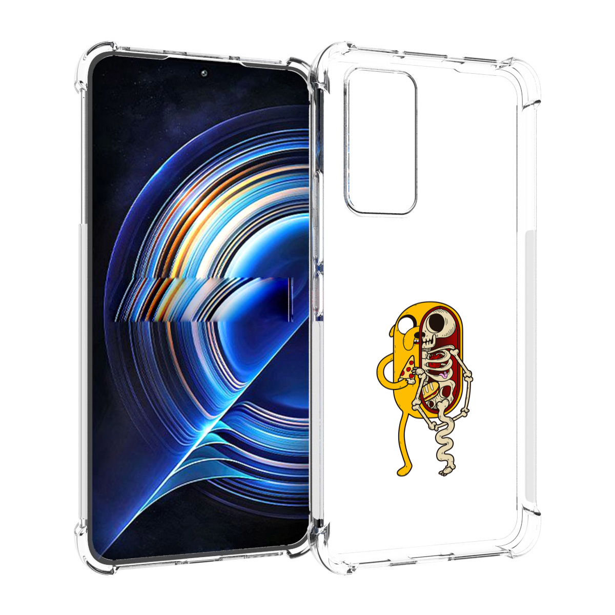 

Чехол MyPads Джейк скелет для Tecno Camon 19 Neo, Прозрачный, Tocco
