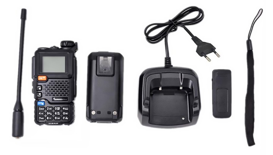 

Рация аналоговая Quansheng UV-5R Plus, Черный, UV-5R Plus