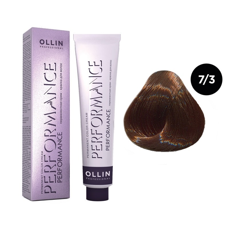 

Краска для волос Ollin Professional Performance 7/3 Русый золотистый 60 мл