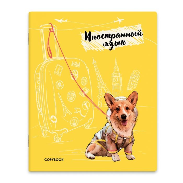 

Тетрадь предметная "Иностранный язык", A5+, 48 листов, клетка