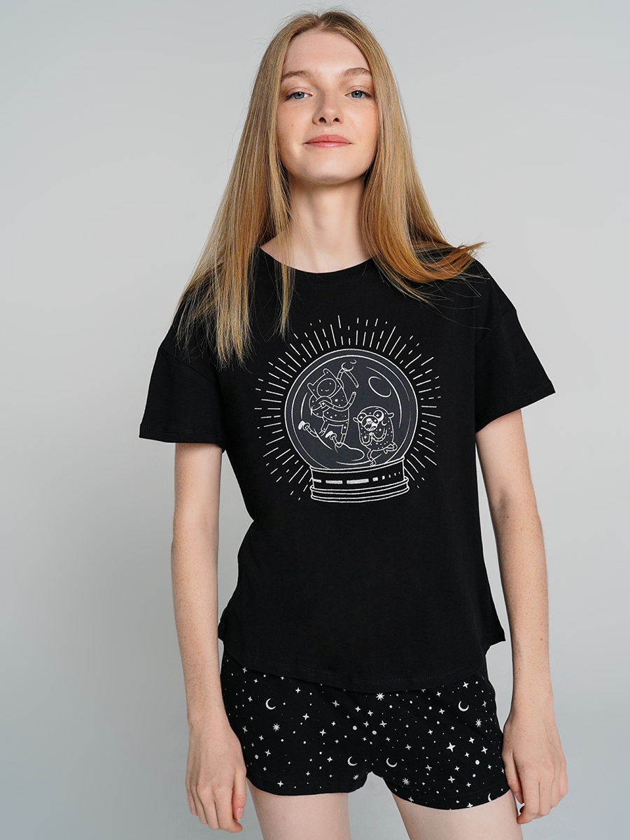 

Пижама женская ТВОЕ 67861 черная XL, 67861