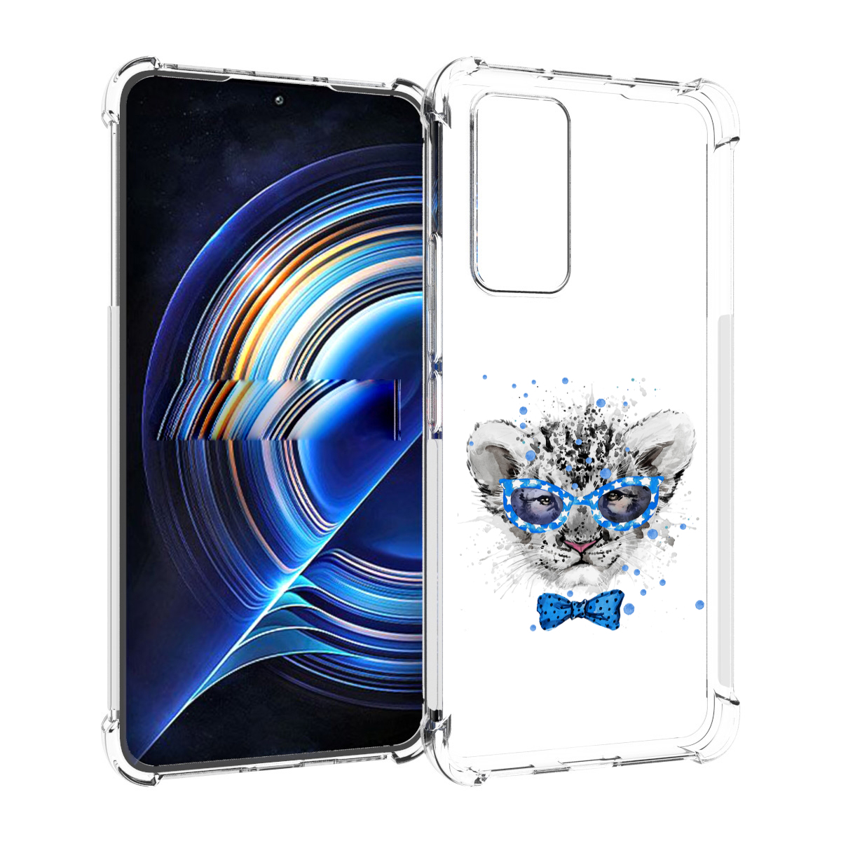 

Чехол MyPads тигренок с бабочкой для Tecno Camon 19 Neo, Прозрачный, Tocco