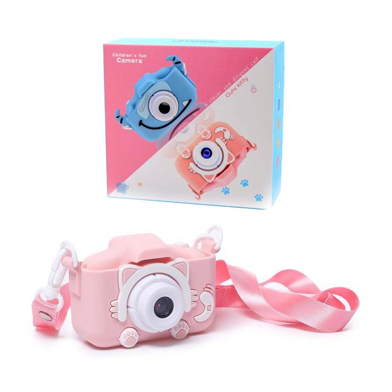 Детский цифровой фотоаппарат Children's Fun Camera CuteKitty розовый Ripoma 28034