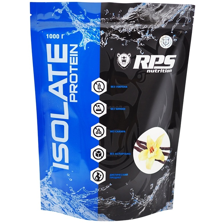 

Изолят RPS Nutrition Whey Isolate 100% - 1000 г, ваниль, Whey Isolate