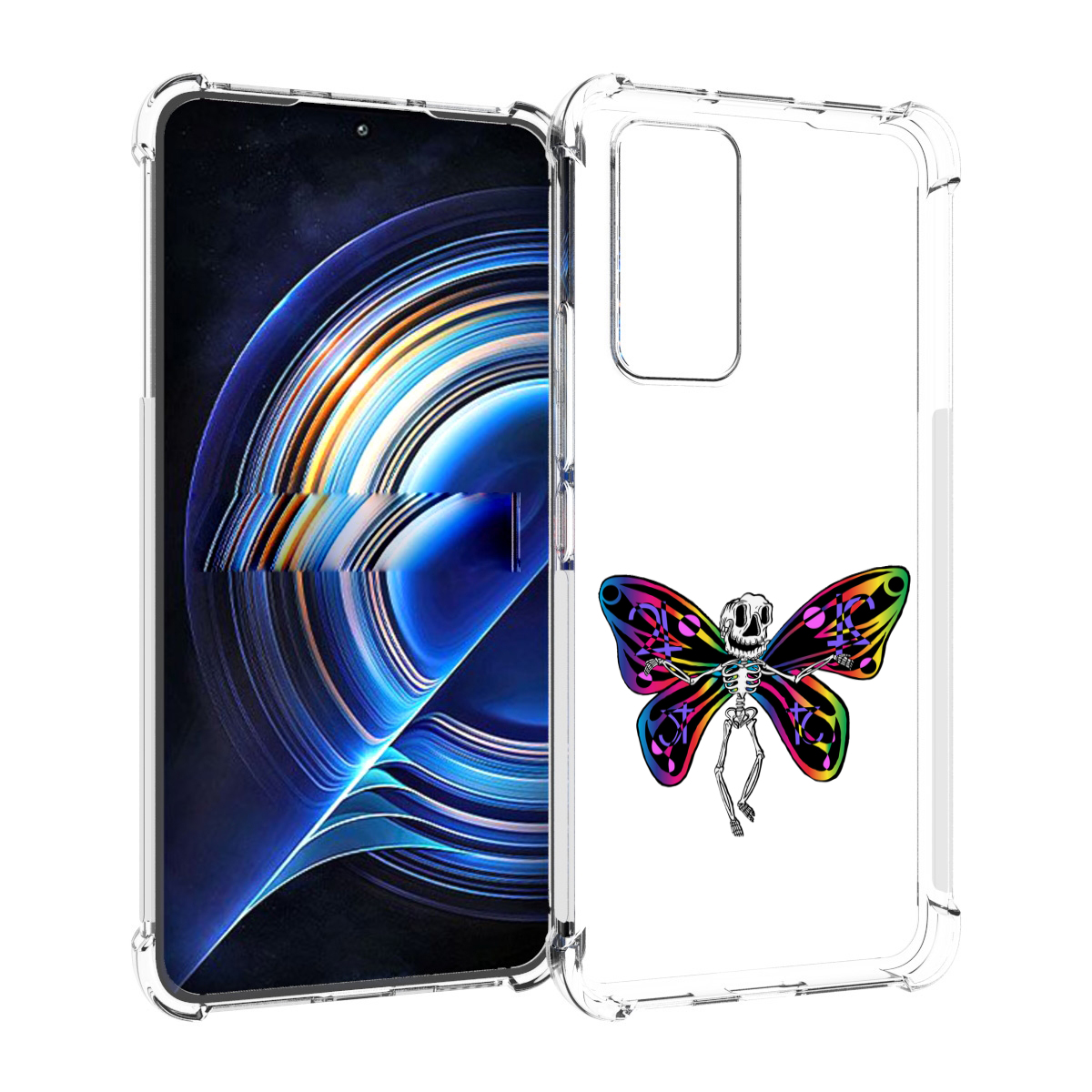 

Чехол MyPads эффект бабочки для Tecno Camon 19 Neo, Прозрачный, Tocco