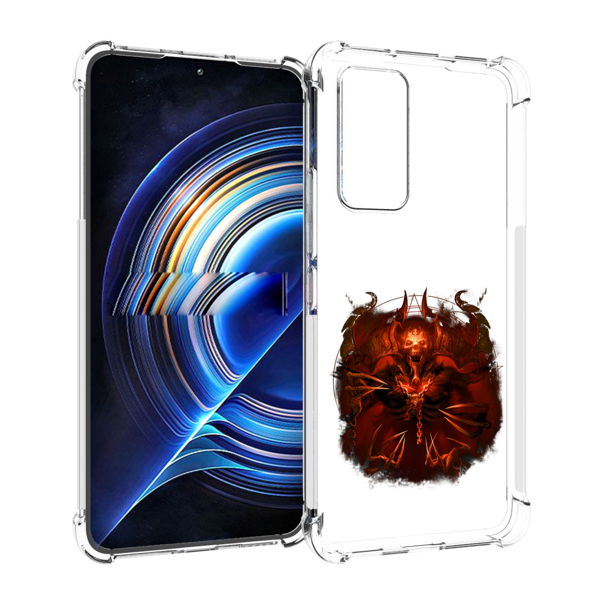 

Чехол MyPads яркий демон для Tecno Camon 19 Neo, Прозрачный, Tocco