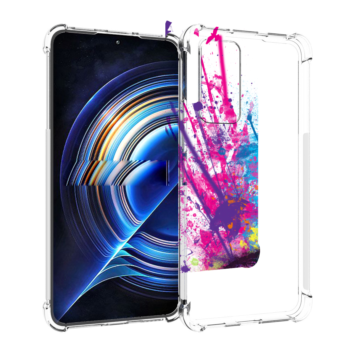 

Чехол MyPads яркий красочный мозг для Tecno Camon 19 Neo, Прозрачный, Tocco