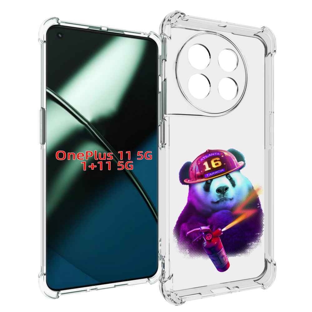 

Чехол MyPads Яркая панда детский для OnePlus 11, Прозрачный, Tocco