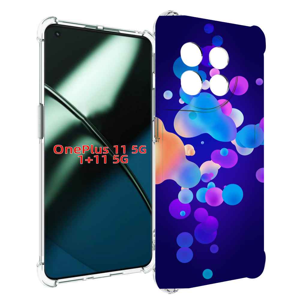 

Чехол MyPads абстрактные-пузырьки для OnePlus 11, Прозрачный, Tocco