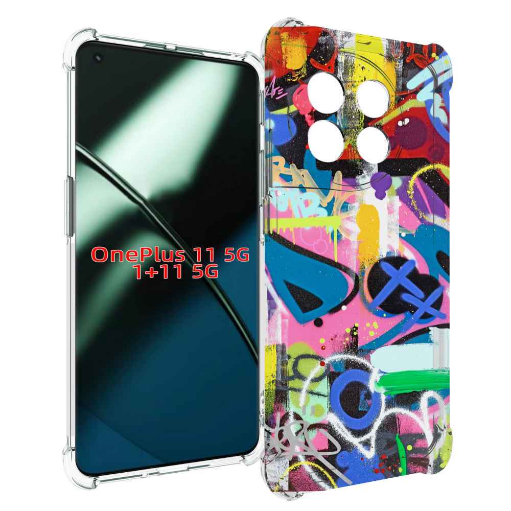 

Чехол MyPads абстракция-графити для OnePlus 11, Прозрачный, Tocco