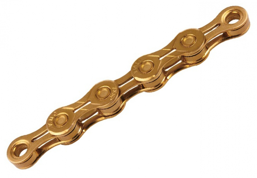 

Цепь KMC X10EL Ti-N 10ск. 114L Gold (BX10ELT14), Золотистый, X10EL
