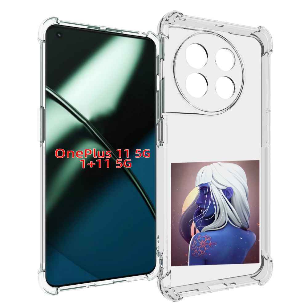 

Чехол MyPads аватар-с-цветком для OnePlus 11, Прозрачный, Tocco