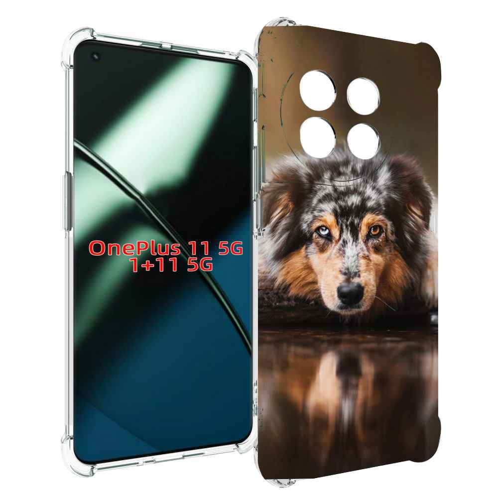 

Чехол MyPads австралииская овчарка для OnePlus 11, Прозрачный, Tocco