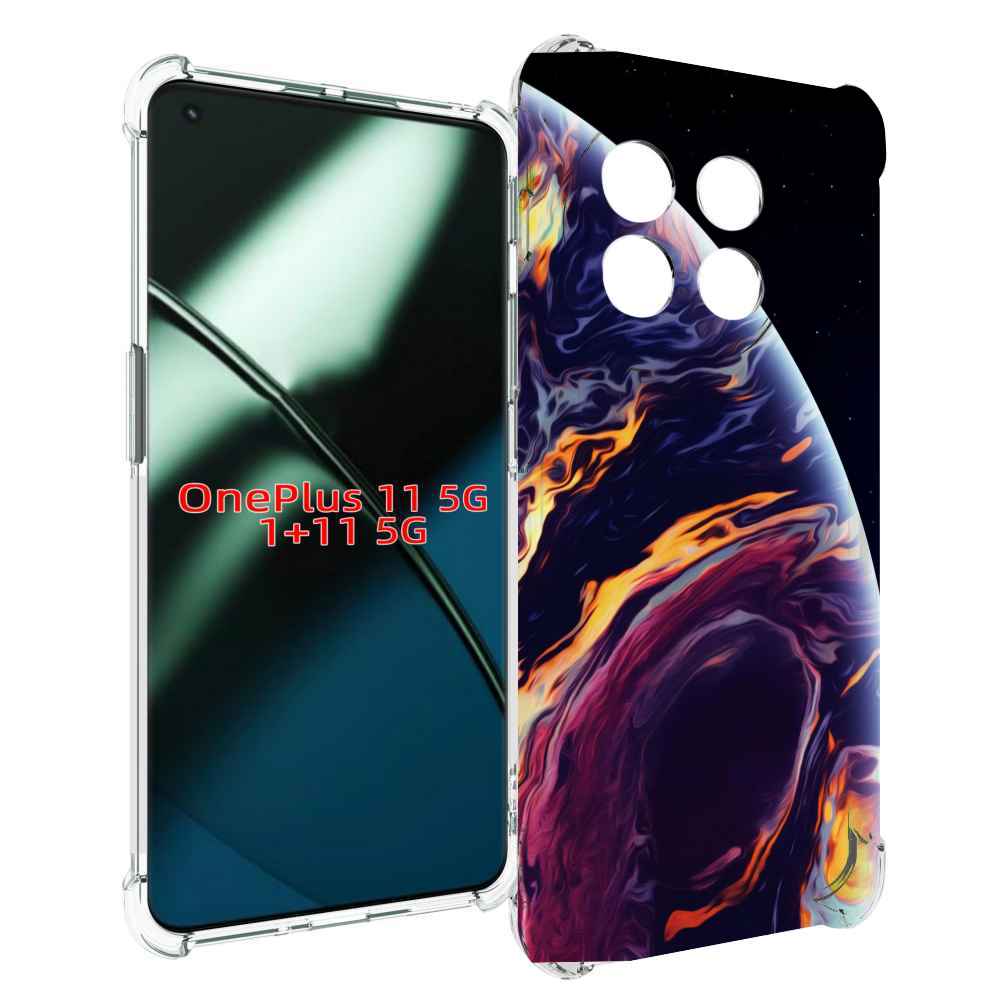 

Чехол MyPads акварельная планета для OnePlus 11, Прозрачный, Tocco