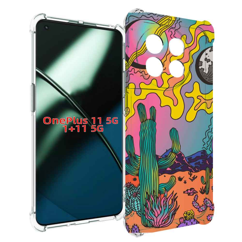 

Чехол MyPads акварельные рисунки для OnePlus 11, Прозрачный, Tocco
