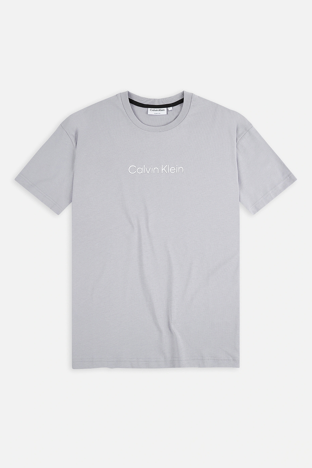 

Футболка мужская Calvin Klein K10K111346 серая L, Серый, K10K111346