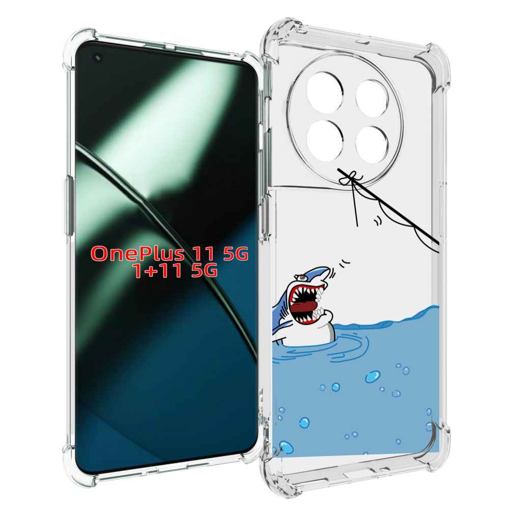 

Чехол MyPads акула-рисунок для OnePlus 11, Прозрачный, Tocco