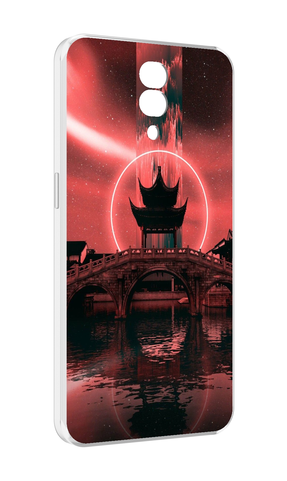 

Чехол MyPads японский мост красный фон для Blackview BV7200, Прозрачный, Tocco
