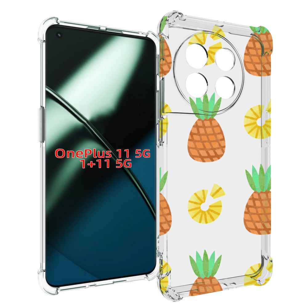 

Чехол MyPads ананасики для OnePlus 11, Прозрачный, Tocco