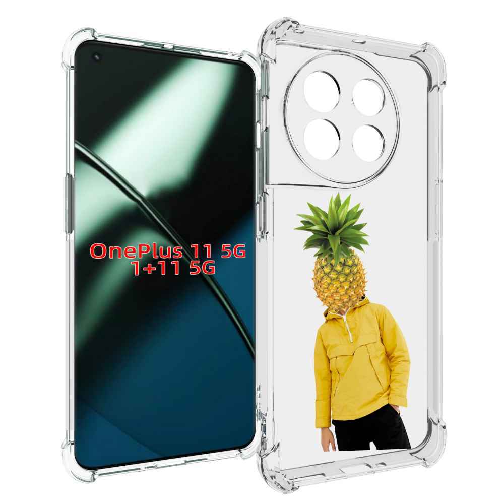 

Чехол MyPads ананасовая-голова для OnePlus 11, Прозрачный, Tocco