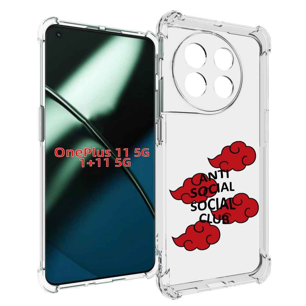 

Чехол MyPads анти-социал-социал-клаб для OnePlus 11, Прозрачный, Tocco