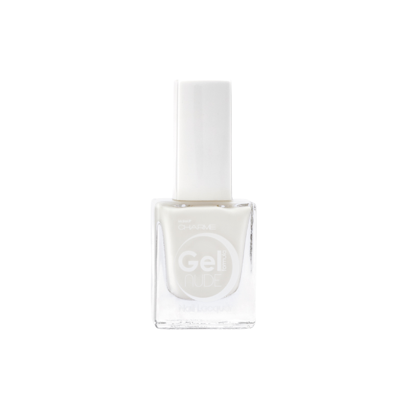 Лак для ногтей Charme 10 мл Gel Nude 101 Белый Нюд