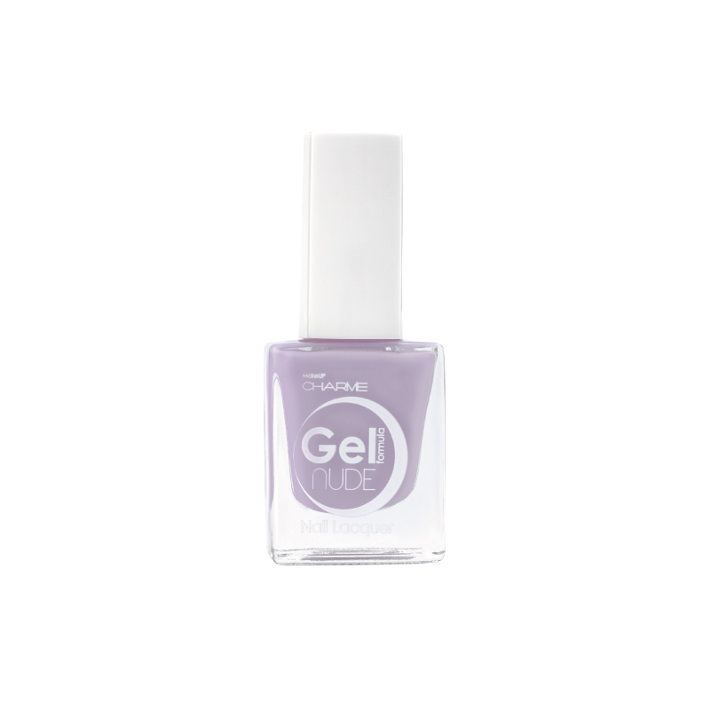 фото Лак для ногтей charme "gel nude" 10 мл, сиреневый туман