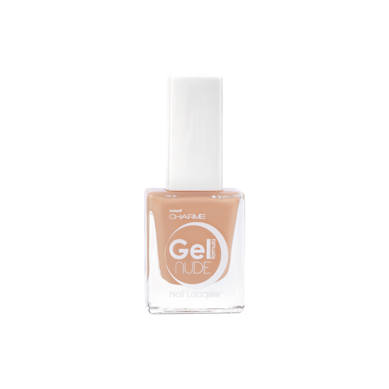 фото Лак для ногтей charme "gel nude" 10 мл, карамельный кекс