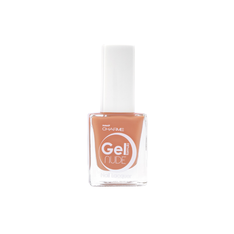 фото Лак для ногтей charme "gel nude" 10 мл, капучино